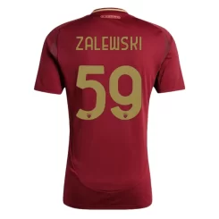 Goedkope AS Roma Nicola Zalewski #59 Thuisshirt 2024-2025 Korte Mouw Kopen