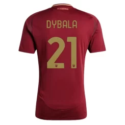 Goedkope AS Roma Paulo Dybala #21 Thuisshirt 2024-2025 Korte Mouw Kopen