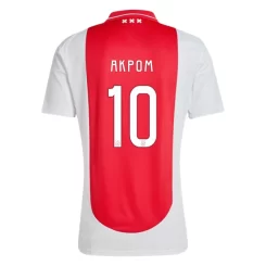 Goedkope Ajax Chuba Akpom #10 Thuisshirt 2024-2025 Korte Mouw Kopen