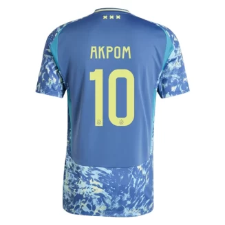 Goedkope Ajax Chuba Akpom #10 Uitshirt 2024-2025 Korte Mouw Kopen