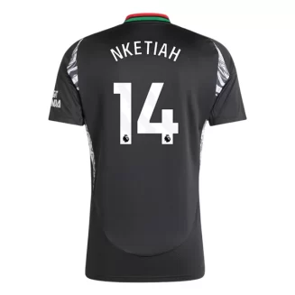 Goedkope Arsenal Eddie Nketiah #14 Uitshirt 2024-2025 Korte Mouw Kopen