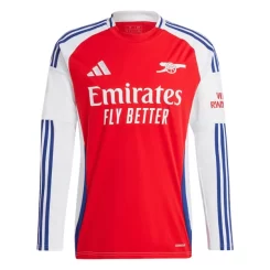 Goedkope Arsenal Jurrien Timber #12 Thuisshirt 2024-2025 Lange Mouwen Kopen-1