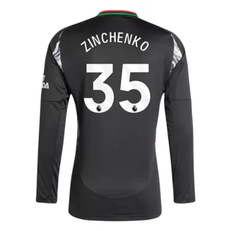 Goedkope Arsenal Oleksandr Zinchenko #35 Uitshirt 2024-2025 Lange Mouwen Kopen