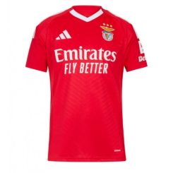 Goedkope Benfica Joao Neves #87 Thuisshirt 2024-2025 Voetbalshirts Korte Mouw Kopen-1