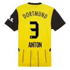 Goedkope Borussia Dortmund Waldemar Anton #3 Thuisshirt 2024-2025 Korte Mouw Kopen