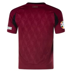 Goedkope EK 2024 België Thuisshirt Korte Mouw Patch Kopen-1