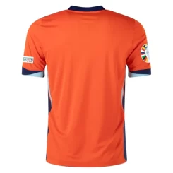 Goedkope EK 2024 Nederland Thuisshirt Korte Mouw Patch Kopen-1