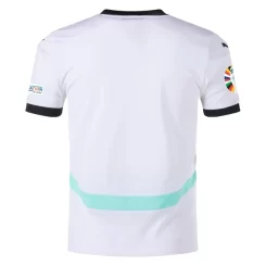 Goedkope EK 2024 Oostenrijk Uitshirt Korte Mouw Patch Kopen-1