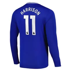 Goedkope Everton Jack Harrison #11 Thuisshirt 2024-2025 Lange Mouwen Kopen