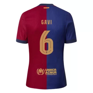 Goedkope FC Barcelona Gavi #6 Thuisshirt 2024-2025 Korte Mouw Kopen