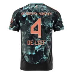 Goedkope FC Bayern München Matthijs de Ligt #4 Uitshirt 2024-2025 Korte Mouw Kopen