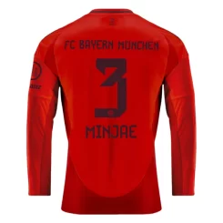 Goedkope FC Bayern München Minjae Kim #3 Thuisshirt 2024-2025 Lange Mouwen Kopen