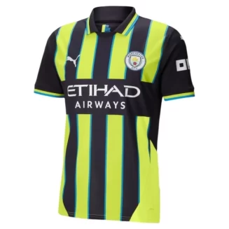 Manchester City Uitshirt 2024-2025 Voetbalshirts Korte Mouw Kopen