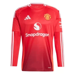 Goedkope Manchester United Garnacho #17 Thuisshirt 2024-2025 Lange Mouwen Kopen-1