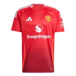 Goedkope Manchester United Bruno Fernandes #8 Thuisshirt 2024-2025 Korte Mouw Kopen-1