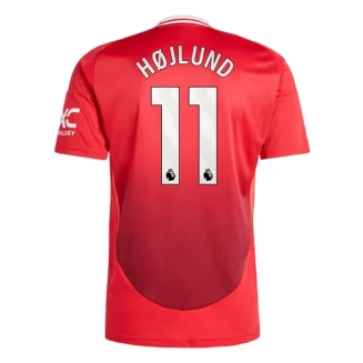 Goedkope Manchester United Rasmus Højlund #11 Thuisshirt 2024-2025 Korte Mouw Kopen