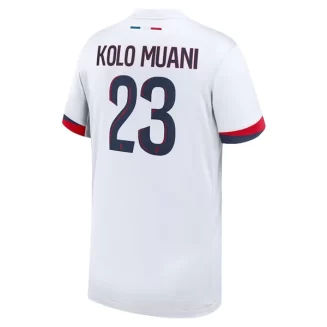 Goedkope Paris Saint-Germain Randal Kolo Muani #23 Uitshirt 2024-2025 Korte Mouw Kopen