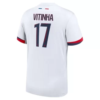 Goedkope Paris Saint-Germain Vitinha Ferreira #17 Uitshirt 2024-2025 Korte Mouw Kopen