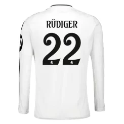 Goedkope Real Madrid Antonio Rudiger #22 Thuisshirt 2024-2025 Lange Mouwen Kopen