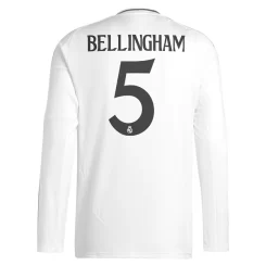 Goedkope Real Madrid Jude Bellingham #5 Thuisshirt 2024-2025 Lange Mouwen Kopen