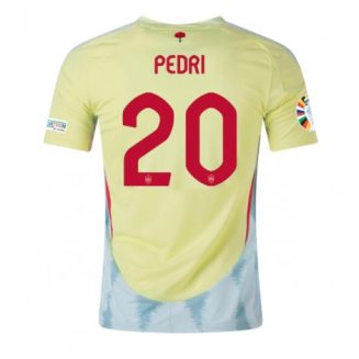Goedkope Spanje Pedri Gonzalez #20 Uitshirt EK 2024 Voetbalshirts Korte Mouw Kopen