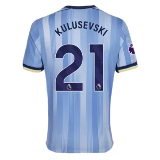 Goedkope Tottenham Hotspur Dejan Kulusevski #21 Uitshirt 2024-2025 Korte Mouw Kopen