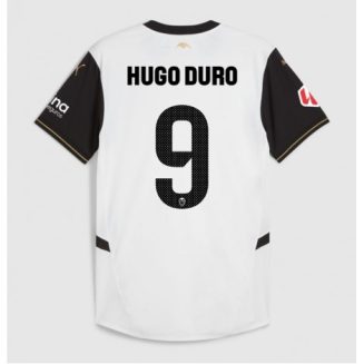 Goedkope Valencia Hugo Duro #9 Thuisshirt 2024-2025 Voetbalshirts Korte Mouw Kopen