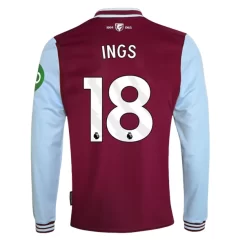 Goedkope West Ham United Danny Ings #18 Thuisshirt 2024-2025 Lange Mouwen Kopen