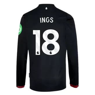 Goedkope West Ham United Danny Ings #18 Uitshirt 2024-2025 Lange Mouwen Kopen