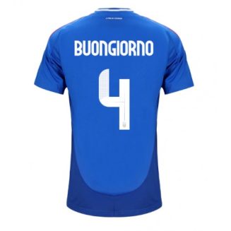 Italië Alessandro Buongiorno #4 Thuisshirt EK 2024 Voetbalshirts Korte Mouw