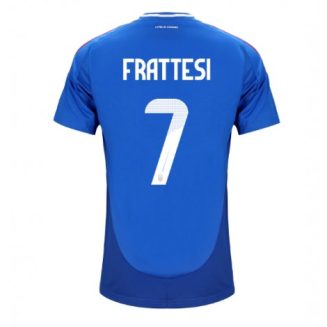 Italië Davide Frattesi #7 Thuisshirt EK 2024 Voetbalshirts Korte Mouw