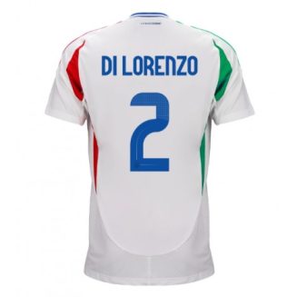 Italië Giovanni Di Lorenzo #2 Uitshirt EK 2024 Voetbalshirts Korte Mouw