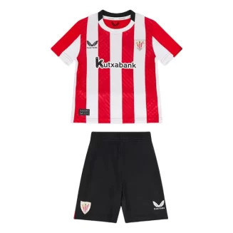 Kids Athletic Bilbao Thuisshirt 2024-2025 Korte Mouw (+ Korte broeken)