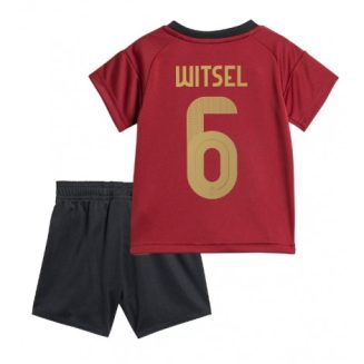 Kids België Axel Witsel #6 Thuisshirt EK 2024 Voetbalshirts Korte Mouw (+ Korte broeken)