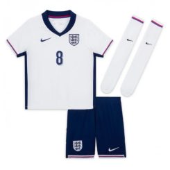 Kids Engeland Alexander-Arnold #8 Thuisshirt EK 2024 Voetbalshirts Korte Mouw (+ Korte broeken)-1