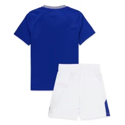 Kids Everton Thuisshirt 2024-2025 Korte Mouw (+ Korte broeken)-1