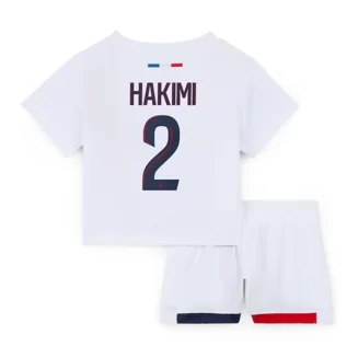 Kids Paris Saint-Germain Achraf Hakimi #2 Uitshirt 2024-2025 Korte Mouw (+ Korte broeken)