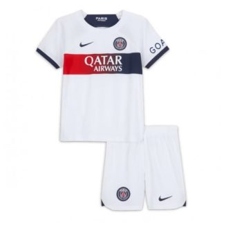 Kids Paris Saint-Germain Uitshirt 2024-25 Voetbalshirts Korte Mouw (+ Korte broeken)