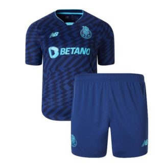Kids Porto Derde Shirt 2024-2025 Voetbalshirts Korte Mouw (+ Korte broeken)