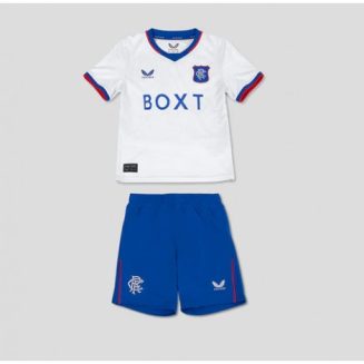 Kids Rangers Uitshirt 2024-2025 Voetbalshirts Korte Mouw (+ Korte broeken)