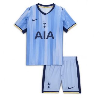 Kids Tottenham Hotspur Uitshirt 2024-2025 Voetbalshirts Korte Mouw (+ Korte broeken)