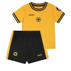 Kids Wolves Max Kilman #23 Thuisshirt 2024-2025 Voetbalshirts Korte Mouw (+ Korte broeken)-1