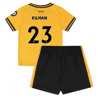 Kids Wolves Max Kilman #23 Thuisshirt 2024-2025 Voetbalshirts Korte Mouw (+ Korte broeken)