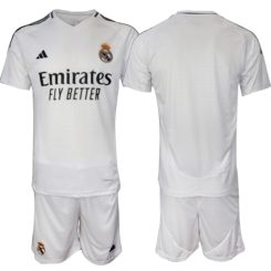 Kopen Real Madrid Thuisshirt 2024-2025 Voetbalshirts Korte Mouw (+ Korte broeken)