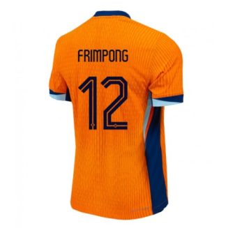 Nederland Jeremie Frimpong #12 Thuisshirt EK 2024 Voetbalshirts Korte Mouw