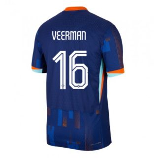 Nederland Joey Veerman #16 Uitshirt EK 2024 Voetbalshirts Korte Mouw