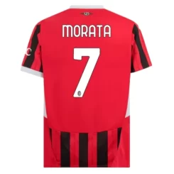 Kopen AC Milan Álvaro Morata #7 Thuisshirt 2024-2025 Korte Mouw