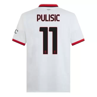 Kopen AC Milan Christian Pulisic #11 Uitshirt 2024-2025 Korte Mouw