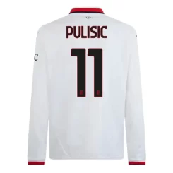 Kopen AC Milan Christian Pulisic #11 Uitshirt 2024-2025 Lange Mouwen