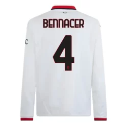 Kopen AC Milan Ismael Bennacer #4 Uitshirt 2024-2025 Lange Mouwen